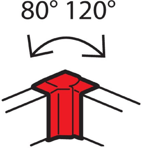 Угол внутренний изменяемый для кабель-канала Legrand Metra 160х50мм белый фото Угол внутренний изменяемый для кабель-канала Legrand Metra 160х50мм белый картинка